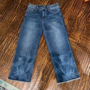 Charlie B wide leg cropped jeans